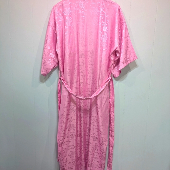 Eastern Collection Silk Robe in Bubblegum Pink Small/Medium F1 Vintage‎ Kimono - Picture 6 of 11